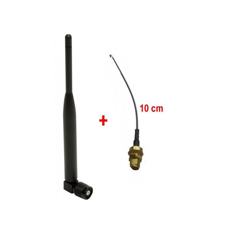 2.4GHz antenna with UFL connector 10cm for XBEE module