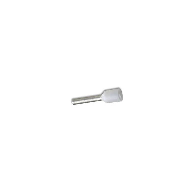 Cable end 0.5mm2 white DZ5CE005