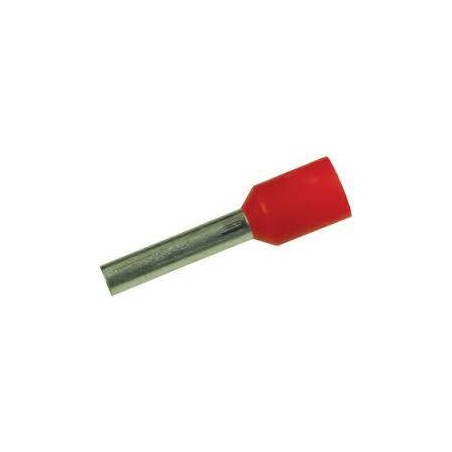 Cable end 1mm2 red DZ5CE010