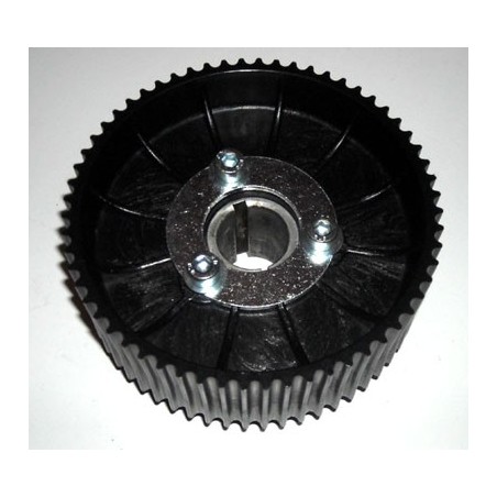 60 teeth plastic crown with washer and aluminum hub 30mm