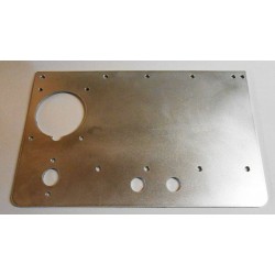 Support plate for GEN4 controller, 63A socket and emergency stop