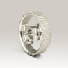 72 teeth driven toothed aluminum wheel 30mm shaft