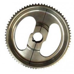 75 teeth driven toothed aluminum wheel 30mm shaft