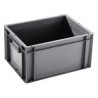 Stacking container 18 liters plastic gray