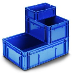 Stacking container 300x200x114mm blue 4L