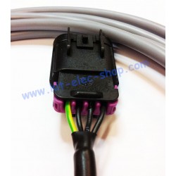 CAN cable DELPHI GT150 4-pin male plug to DB9 female connector