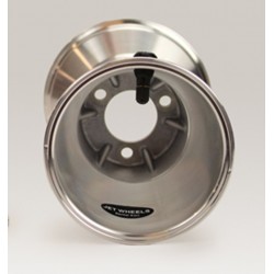 Reinforced aluminum rear wheel with valve