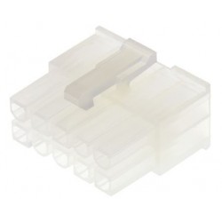 MOLEX male 10 pin connector with 10 female contacts