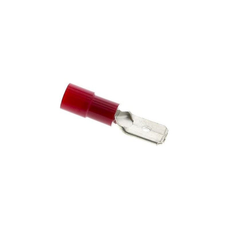 Cosse FASTON 6.3mm rouge mâle