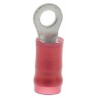 Red 3mm ring crimp terminal for 1.5mm2 cable