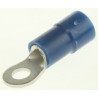 Blue 3mm ring crimp terminal for 2.5mm2 cable