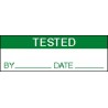 Etiquettes adhésive pré-imprimée TESTED par 17