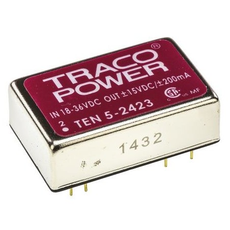 Convertisseur TRACO-POWER TEN 5-2423 +/-15V 200mA
