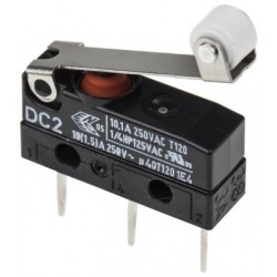 Microswitch with roller lever DC2C-L1RC
