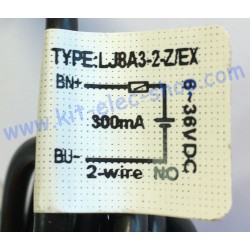 Inductive Proximity Sensor 2mm 6V-36V M8