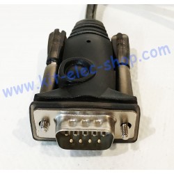 Interface adaptateur USB RS232 DB9 mâle EW1116