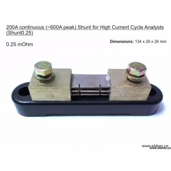 Shunt 300A 0.25 mOhm pour Cycle Analyst CA-HC