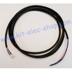 Câble pour capteur de courant LEM HAS +/- 15V avec 1 connecteur 2m