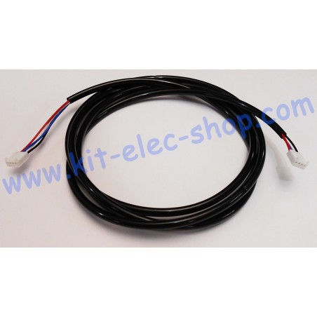 Câble pour capteur de courant LEM HAS +/- 15V avec 2 connecteurs 2m