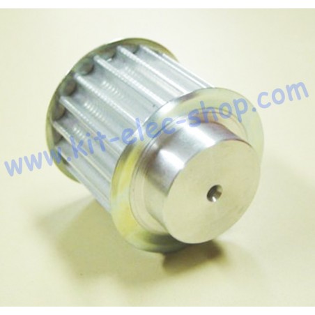 Poulie trapézoïdale HB SPB 1x17mm 170mm Poulie à double roue Poulie de moteur électrique Entraînement par courroie trapézoïdale (Diamètre d'alésage: 28mm, Clavette 8mm