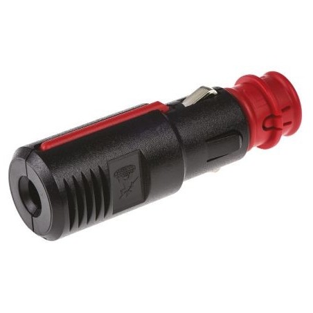 Plug cigar lighter male screw connection