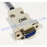 Câble CAN connecteur OBD2 mâle 16 broches vers DB9 femelle