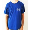 T-shirt bleu royal polyester running Kit Elec Shop