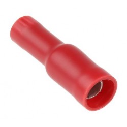 4mm Red Female Cylindrical...