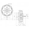 Rotor for DC motor PMG132 Heinzmann