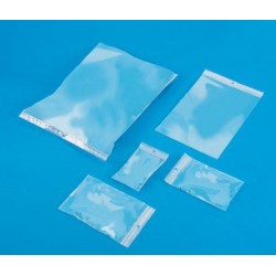Set of 100 transparent zip sachets 280x220mm