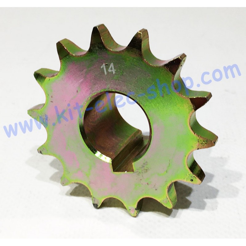 14-tooth sprocket for chain 428er D22mm