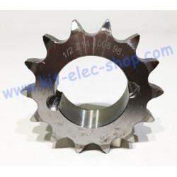 14-tooth steel sprocket with removable hub for chain 08B PMA1 08B014 TL1008