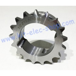 17-tooth steel sprocket with removable hub for chain 08B PMA1 08B017 TL1210