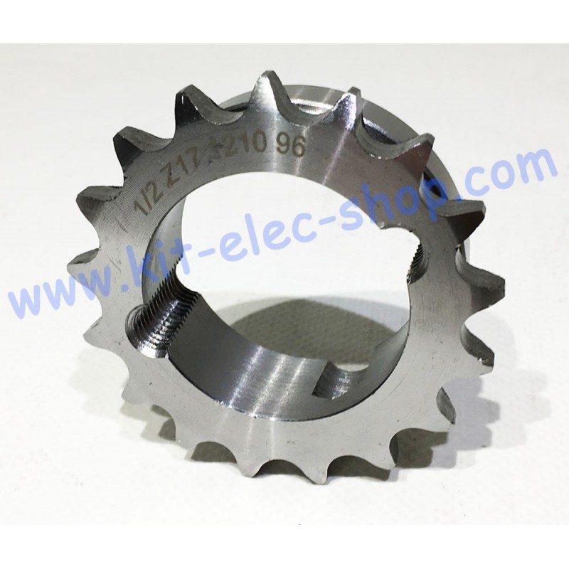 Pignon Roue Chaîne 08B-1 11 Dents - Avec Moyeu, Dimensions 12.7x7.75mm, DIN 8187