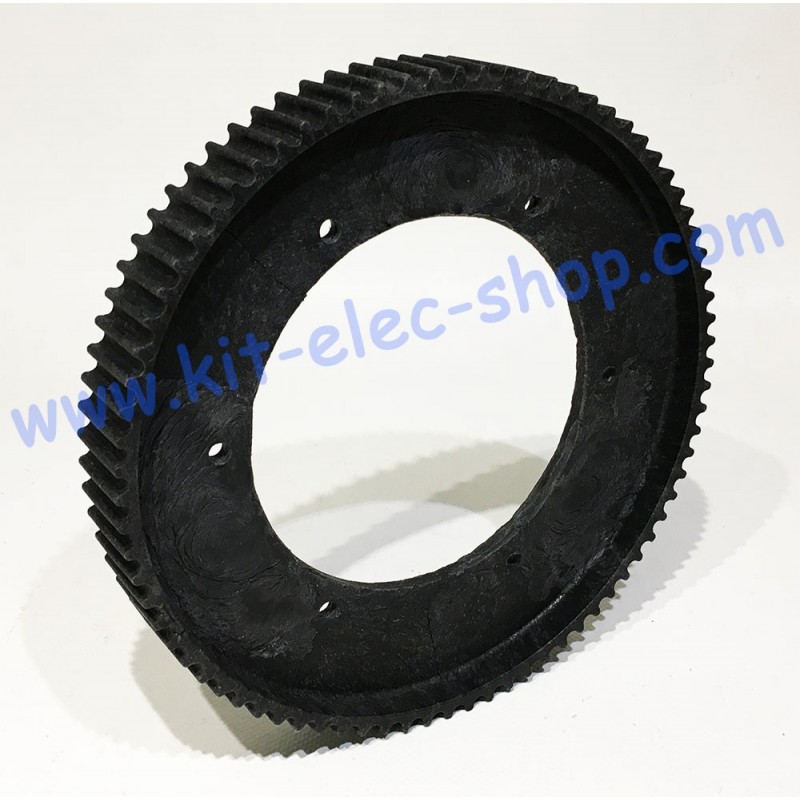 80 teeth HTD driven toothed polyamide wheel 30mm width