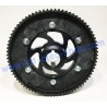 80 teeth HTD driven toothed polyamide wheel mounted with 30mm sprocket carrier