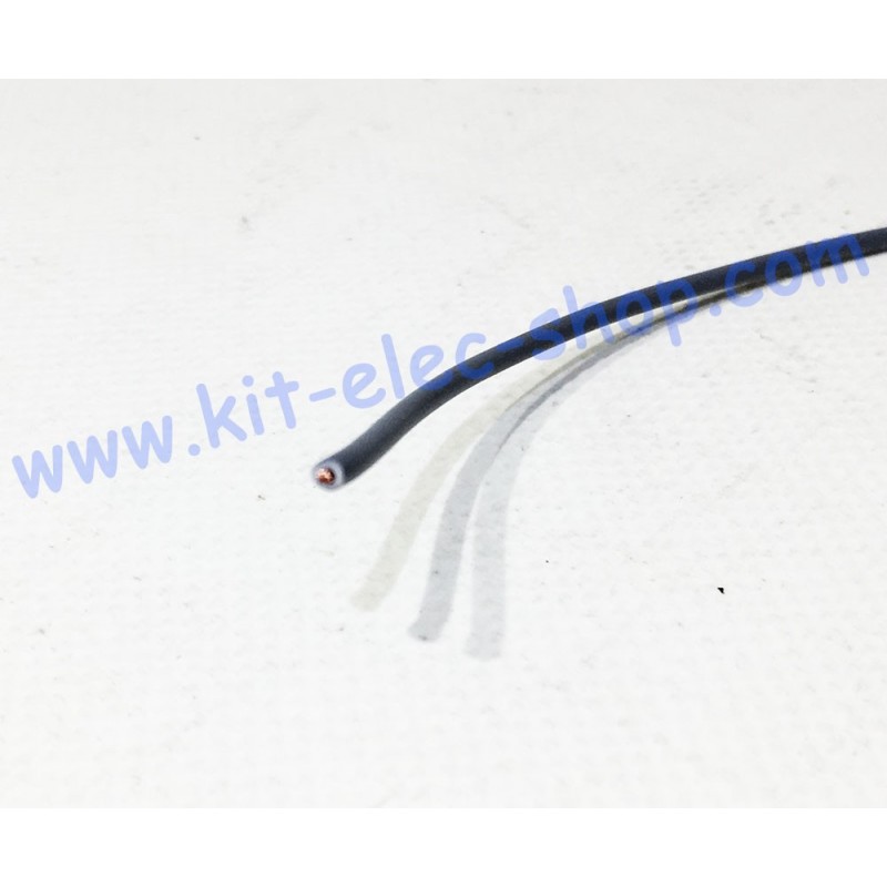 Câble souple H05V-K 0.75mm2 violet le mètre