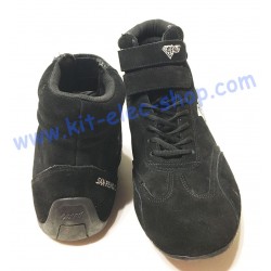 Paire de chaussures bottines karting noire SAN REMO KS-1 T49