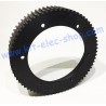 70 teeth HTD driven toothed aluminum wheel mounted with 40mm sprocket carrier