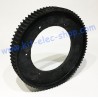 80 teeth HTD driven toothed polyamide wheel mounted with 25mm sprocket carrier