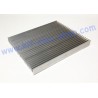 Dissipateur aluminium 245x200x25mm