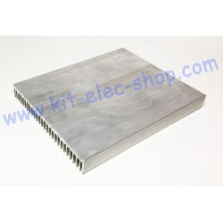 Aluminium heatsink 245x200x25mm