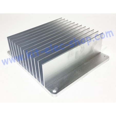 Aluminium heatsink 186x165x57mm size 2