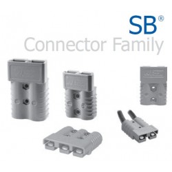 Connecteur SB50 rouge 24V pour câble de 10mm2 W-6331G1M