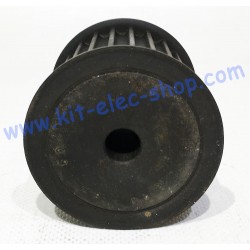 Monobloc HTD 50mm 24 teeth steel pulley with flange 24-8M-50-F