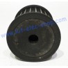 Monobloc HTD 50mm 24 teeth steel pulley with flange 24-8M-50-F