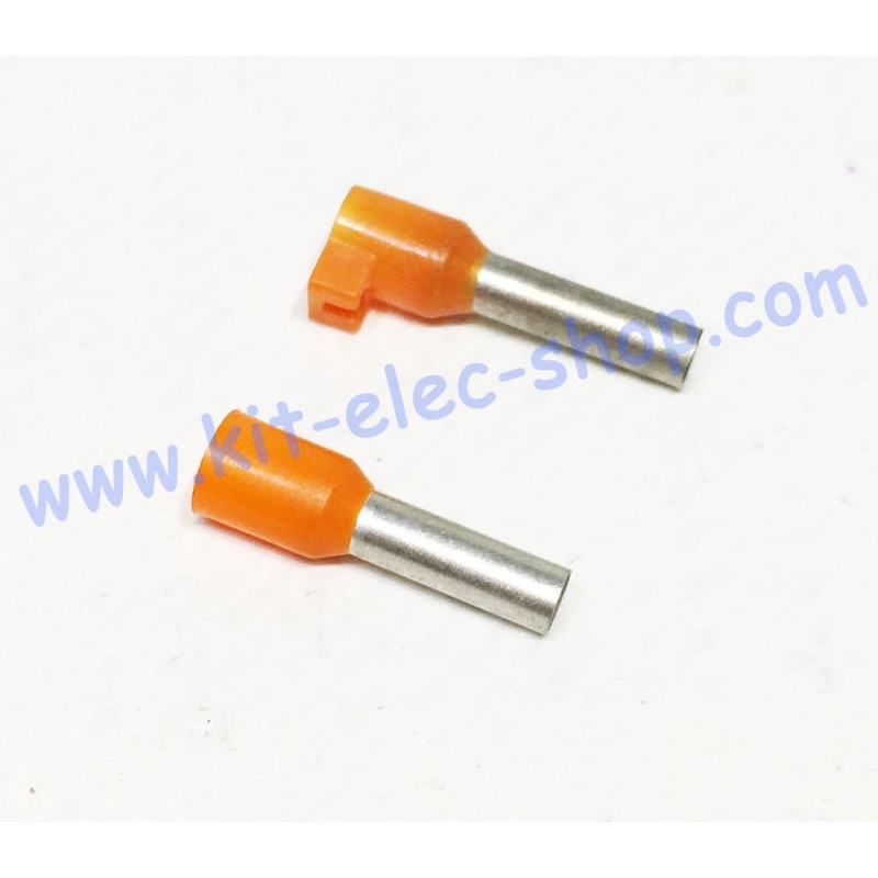 Embout de câblage 4 mm² orange, JTE-4