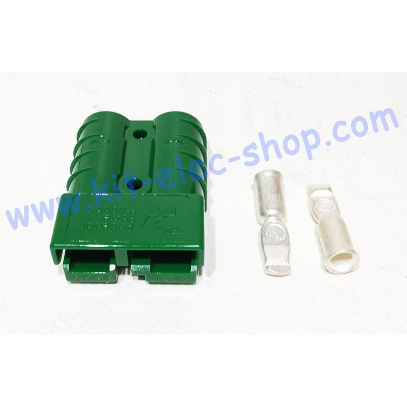 Connecteur SB50 vert 72V pour câble de 10mm2 W-6331G9M