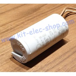 Start-up capacitor 4uF 450V ICAR ECOFILL wires