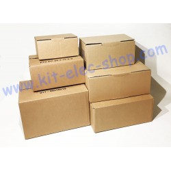 Carton simple cannelure 250x180x150mm